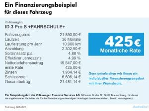 Volkswagen ID.3 Pro S +FAHRSCHULE+