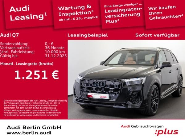 Audi Q7 S line 55 TFSI e quattro tiptronic Audi Q7 S line 55 TFSI e quattro tiptronic