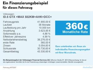 Volkswagen ID.5 GTX +MAX 502KM+AHK+DCC+
