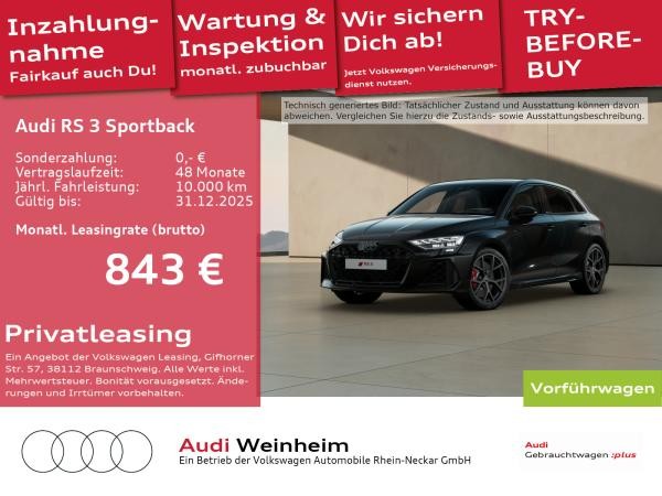 Audi RS3 RS 3 Sportback 2.5 TFSI quattro Pano Navi Kamera uvm