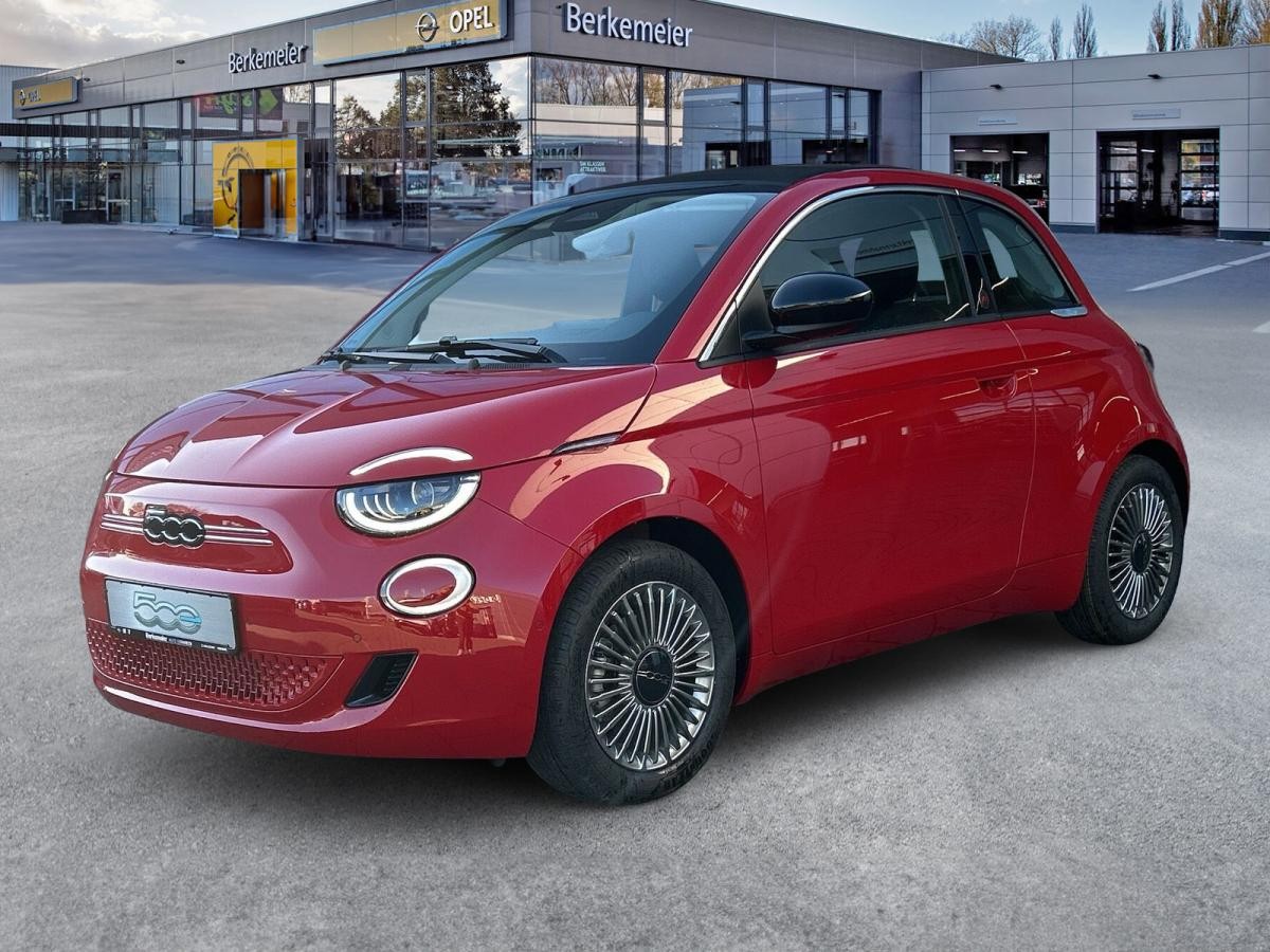 Fiat 500e Cabrio RED 🌟 LED / Kamera / Sitzheizung🌟