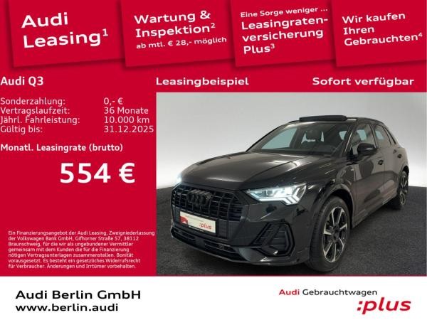 Audi Q3 S line 45 TFSI qu.S tr. STDHZG 360°K PANO