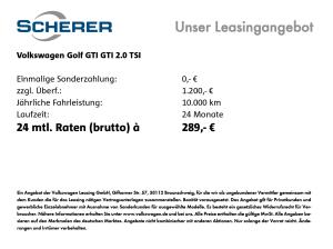 Volkswagen Golf GTI 2.0 TSI DSG NAVI HEADUP SITZHZ EINPARKH