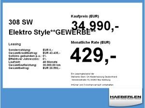 Peugeot 308 SW Elektro Style**GEWERBE** **BESTELLER**