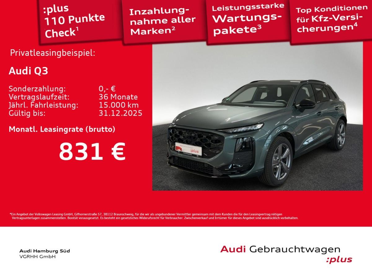Audi Q3 TDI S tronic 2xS LINE/LED/TECH-PLUS/NAVI/KAM