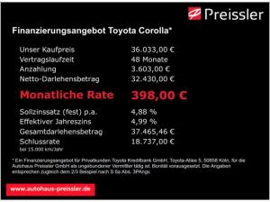 Toyota Corolla Touring Sports 1,8 l Hybrid TS, Teamplayer Navi LED ACC El. Heckklappe Apple CarPlay