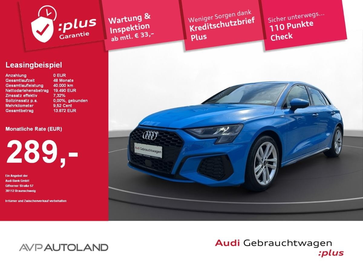 Audi A3 Sportback 30 TDI S line | AHK | SITZH. |