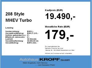 Peugeot 208 Style MHEV **Gewerbeknaller**