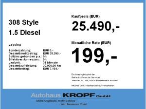 Peugeot 308 Style 1.5 Diesel **Gewerbeknaller**