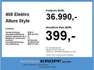 Peugeot 408 Elektro Allure **Gewerbeknaller**