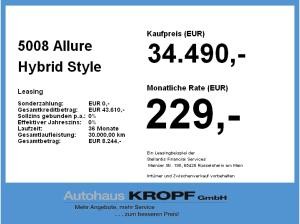 Peugeot 5008 Allure Hybrid **Gewerbeknaller**