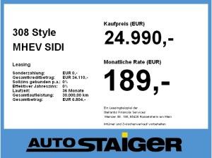 Peugeot 308 Style MHEV **Gewerbeknaller**