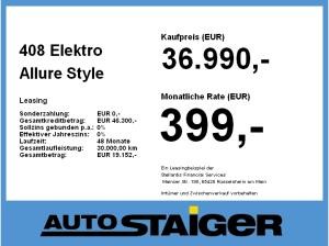 Peugeot 408 Elektro Allure **Gewerbeknaller**