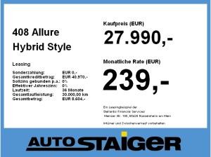 Peugeot 408 Allure Hybrid **Gewerbeknaller**