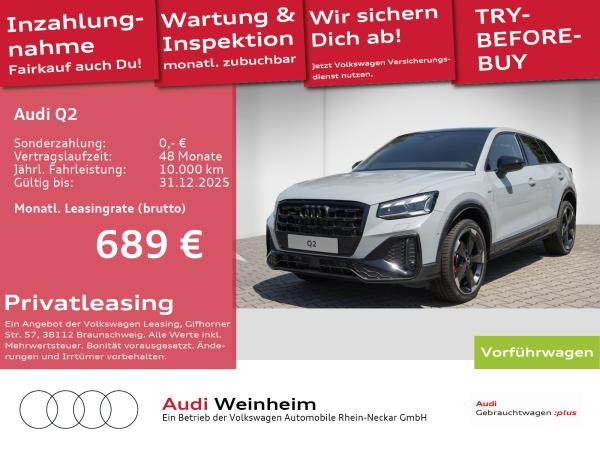 Audi Q2 40 2.0 TFSI quattro S line AHV Pano LED uvm