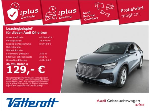 Audi Q4 e-tron Sportback 45 S line AHK ACC Kamera