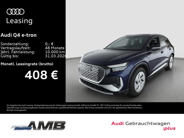 Audi Q4 e-tron S line 40 Standklima/Sportsitze/04.30Garantie
