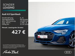 Audi A3 Sportback S line TFSI Stronic AHK SONOS S-Interieur Matrix