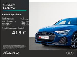 Audi A3 Sportback S line TFSI Stronic AHK SONOS S-Interieur Matrix