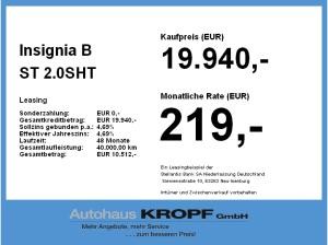Opel Insignia B ST 2.0SHT Fin. ab 2,99 % Navi, LED