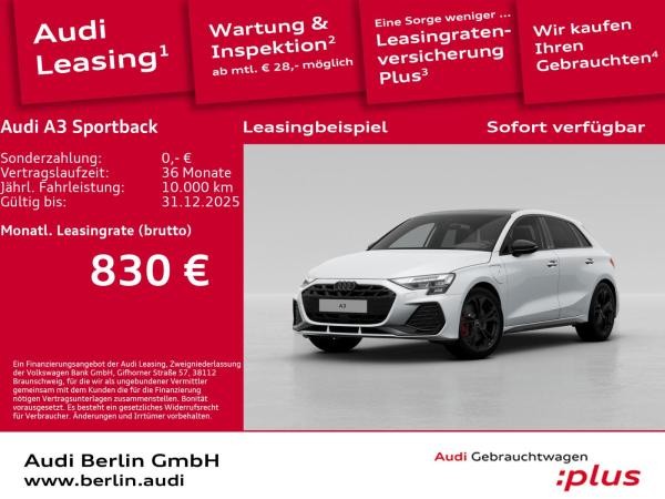 Audi A3 Sportback S line 45 TFSI e S tronic
