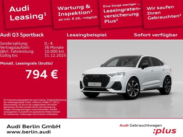 Audi Q3 Sportback S line 40 TFSI quattro S tronic