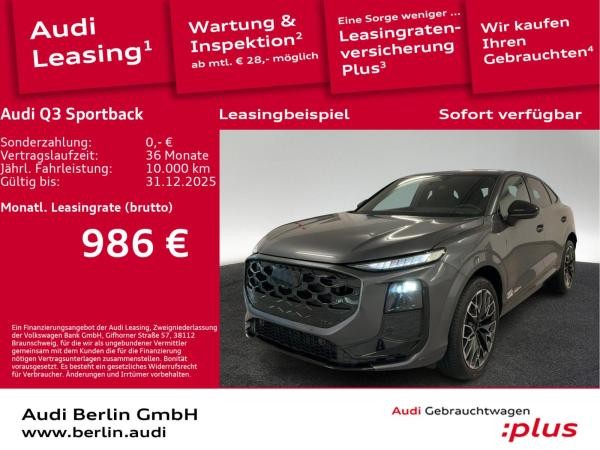 Audi Q3 Sportback TFSI quattro S tronic