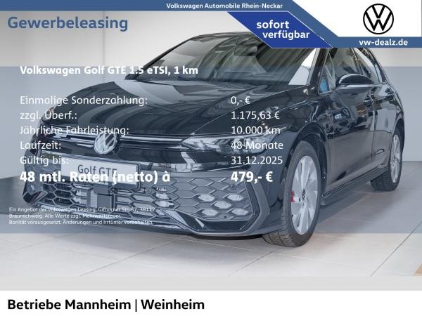 Volkswagen Golf GTE 1,5 l eHybrid DSG AHK PANO LED DAB Navi
