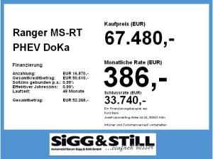 Ford Ranger MS-RT PHEV DoKa 4WD*SOLANGE VORRAT REICHT*NAVI*ACC*PDC*360°