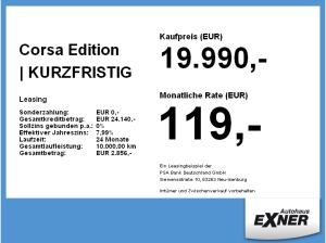 Opel Corsa Edition | KURZFRISTIG VERFÜGBAR | Gewerbe