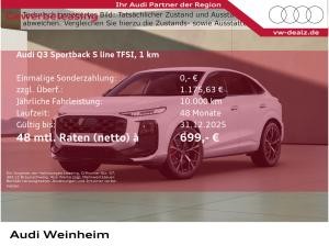 Audi Q3 Sportback TFSI quattro s-tronic AHK NAVI LED
