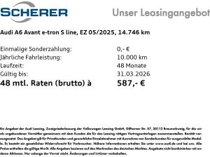 Audi A6 e-tron virtual cockpit plus/ Digitale Licht Signatur/ adaptive air suspension