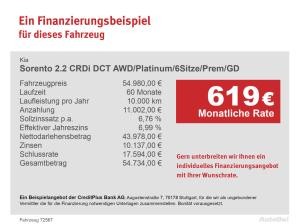 Kia Sorento 2.2 CRDi DCT AWD/Platinum/6Sitze/Prem/GD