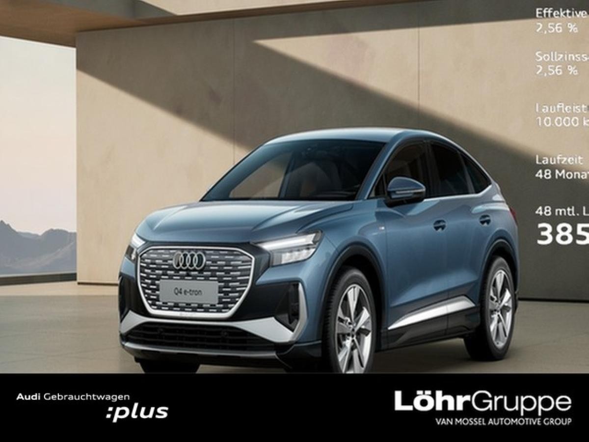 Audi Q4 e-tron 45 Sportback S line AHK Wärmepumpe GRA