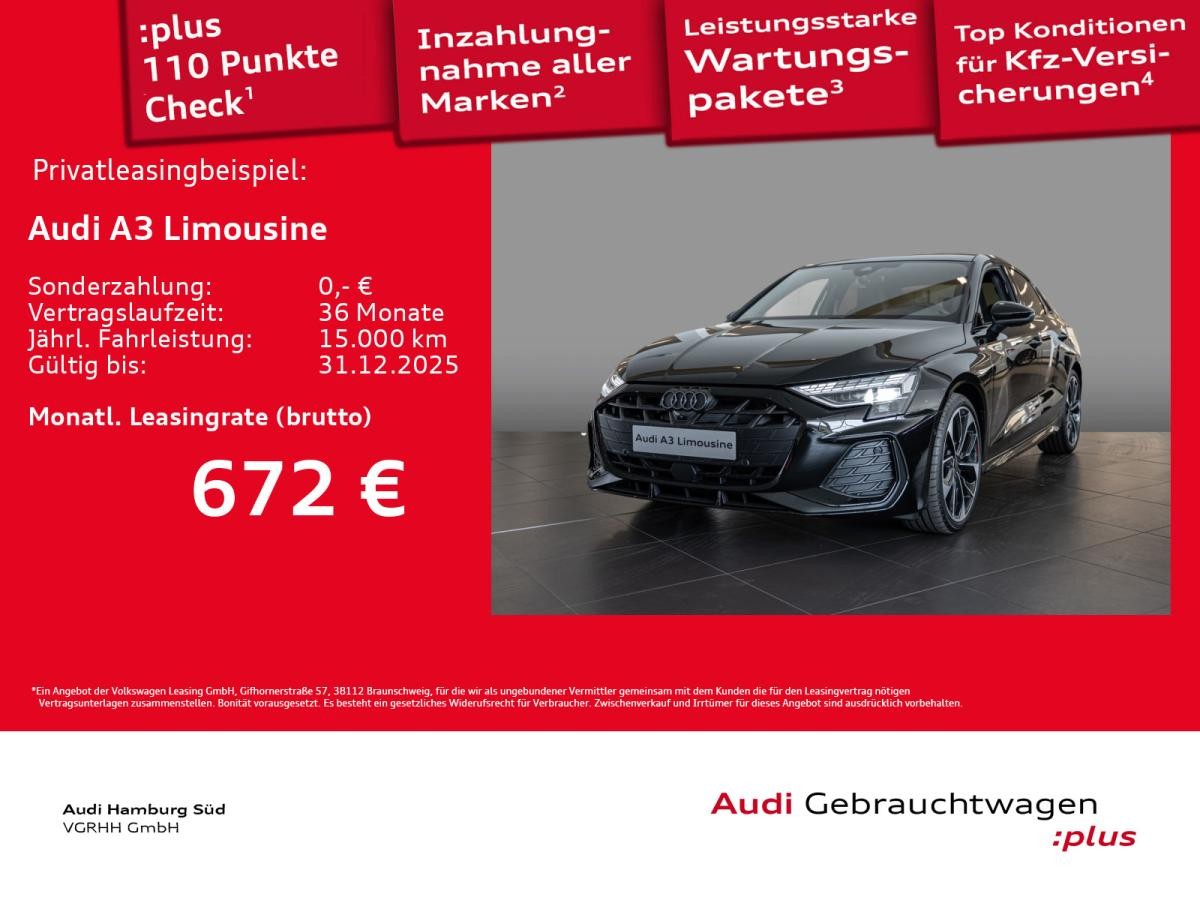 Audi A3 Limousine 35 TFSI S tronic 2xS LINE/PANO/HUD