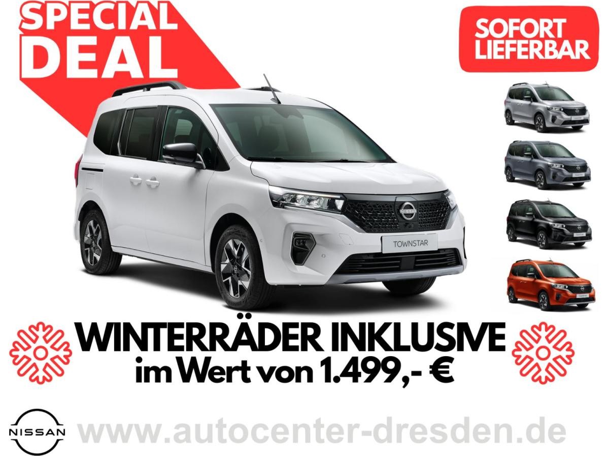 Nissan Townstar Kombi 7 SITZE LÄNGE2 1.3 DIG-T AUTOMATIK TEKNA 130 PS ❄WINTERRÄDER GRATIS #SOFORT VERFÜGBAR
