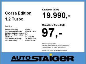 Opel Corsa Edition 1.2 Turbo