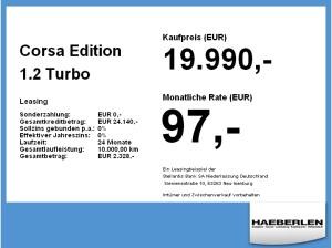 Opel Corsa Edition 1.2 Turbo