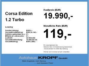 Opel Corsa Edition 1.2 Turbo