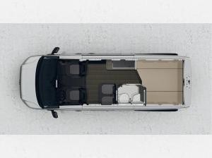 Volkswagen Grand California 600 Modell 2026 LED; Markise; Gasheizung; Hochbett, Digital Cockpit
