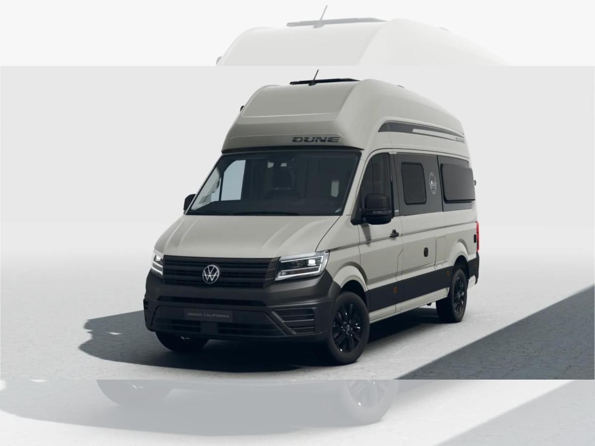 Volkswagen Grand California DUNE 600 Modell 2026 LED; Markise; Gasheizung; Hochbett, Digital Cockpit