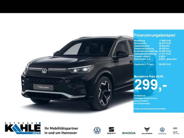 Volkswagen Tiguan 2.0 TDI DSG R-Line SOFORT VERFÜGBAR Leder Navi IQ.Drive Pre Winterrräder