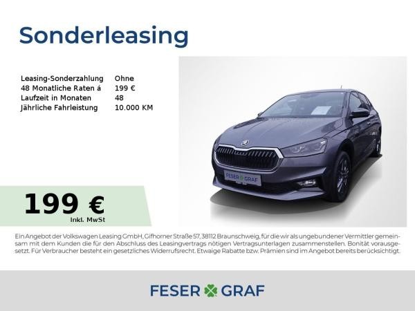 Skoda Fabia Tour 1,0 TSI KAMERA,SHZ, SMART LINK