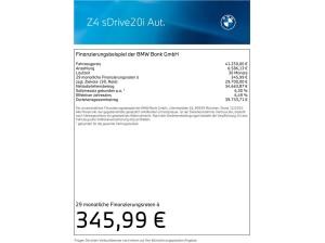 BMW Z4 sDrive20i M Sport🎁|UPE 62.630€|Sofort verfügbar