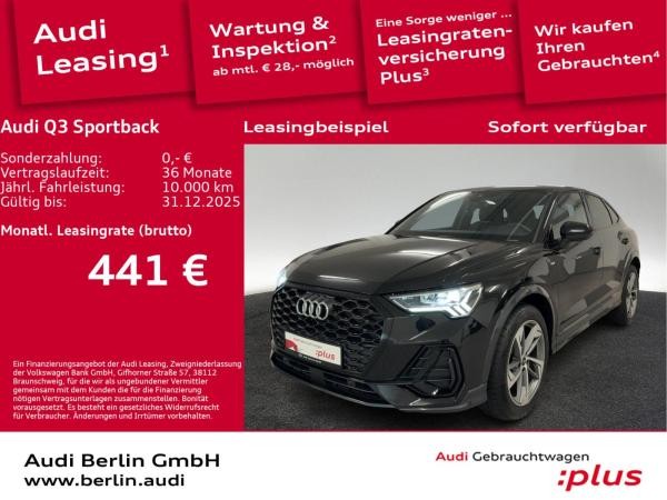 Audi Q3 Sportback S line 35 TFSI S tr. AHK LED NAVI PDC