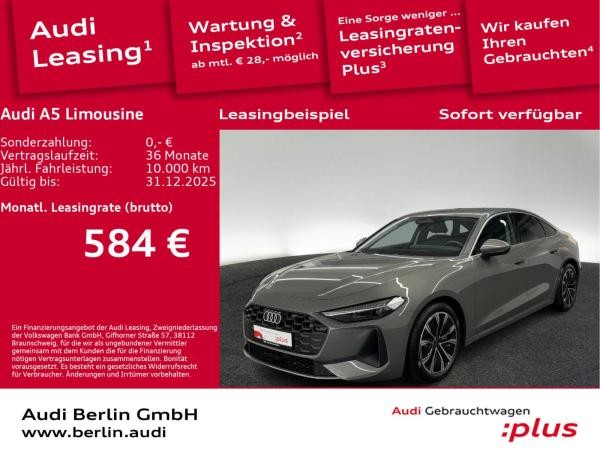 Audi A5 Limousine TFSI S tr. NAVI AHK RFK VIRTUAL
