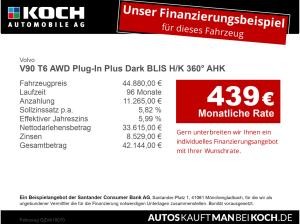 Volvo V90 T6 AWD Plug-In Plus Dark BLIS H/K 360° AHK