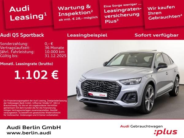 Audi Q5 Sportback S line 55 TFSI e qu. S tronic