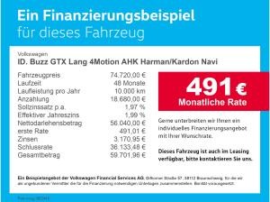Volkswagen ID.Buzz ID. Buzz GTX Lang 4Motion AHK Harman/Kardon Navi