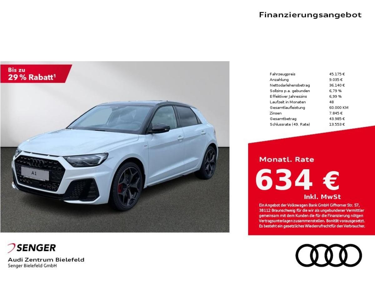 Audi A1 Sportback S line 40 TFSI S Plus+Optik Paket